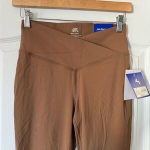 JoyLab Crossover Waist Brown Leggings